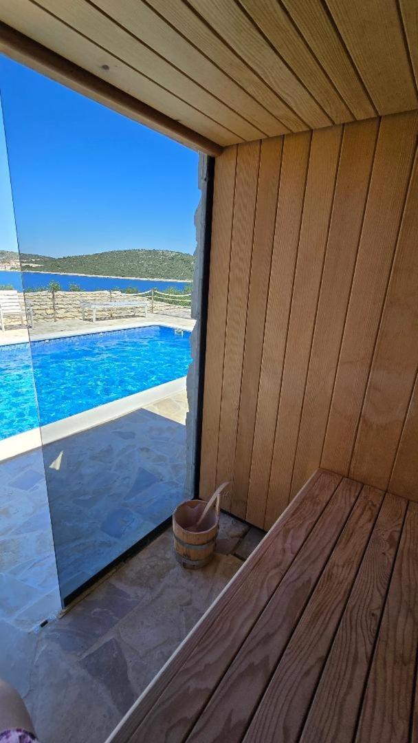Villa, Stone House With Swimming Pool & Sauna, Beach, Севид Екстериор снимка